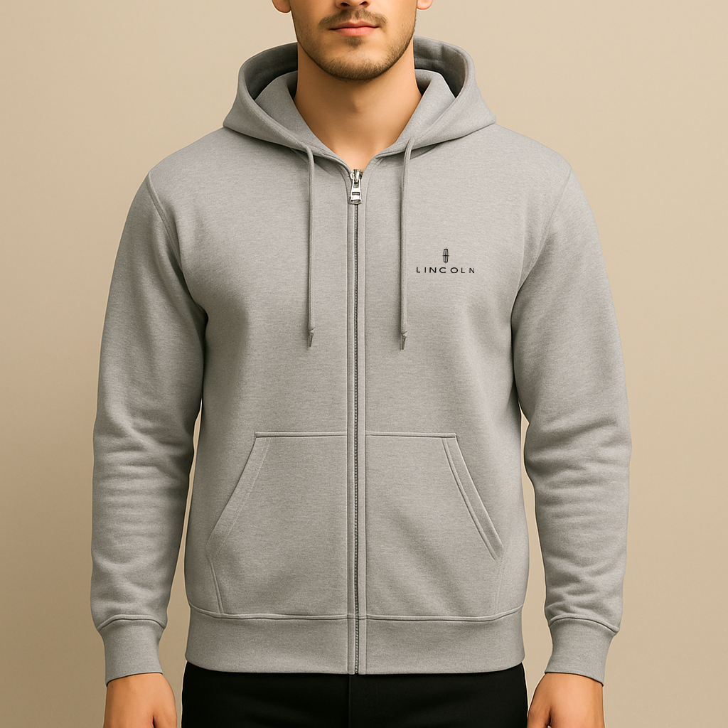 Men’s Lincoln Car Zipper Hoodie